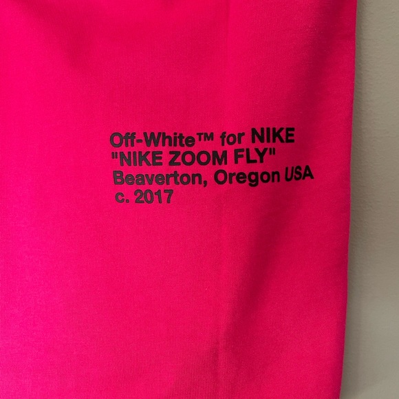 Off-White x Nike NRG A6 TEE RUSH PINK/BLACK - Picture 2 of 6